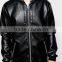 Hood Style Leather Jacket