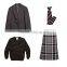 High school uniform designs contain blazer, skirt, sweater, tie and pant