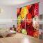 3D Digital Printed Shower Curtain With Matching Window Curtain