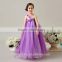 New Pretty For Girls Cheap Costume Pageant Dress Floor Length One Shoulder Tulle net Flower First Communion Dress 2017