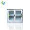 Best seller half height glass sliding door steel cupboard