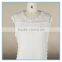 Latest White Sexy Women's Halterneck Slim Fit Lace Casual Tank Top