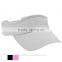 Solid Color Plain 100% Polyester Dry Fit Mesh Running Visor Cap Custom Embroidered Visor Caps OEM Wholesale