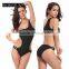 2017 4-color One-Shoulder Swimsuits One piece swimwear Unique six-ring adjustable waist swimsuit