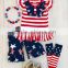 Girls Outfit 2 Pieces Boutique Clothing Set Kids Printed Cotton Baby Shorts Set