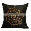 Spider Pillow Cover Spider Web Pillow Pop Art Halloween Decor Pillows Black Orange Pillow Cartoon Pillows Boys Room Decor