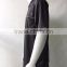 Hot sale plain black polyester short sleeve safety custom triangle hem polo shirt
