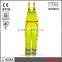Reflective Overalls Workwear Safety Men Pants hi Vis Overall Bib