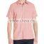 Men's Stripe Texture Shirt with Chest Pocket