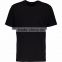 Small Quantity Order Accept Black Pure Cotton Crew Neck Plain T-Shirt Men