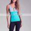 Modern design green fitness sexy elastic women yoga gym tank top