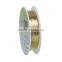 Copper Beading Wire Thread Cord Round Gold Plated 0.25mm Dia. , 2 Rolls