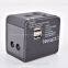 Universal Travel Power Adapter Plug Charger With 2 Port 2.1A USB for Cell Phone TQ608-2