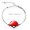 China Wholesale trade assurance plus power team Metal glass pokemon go bracelet