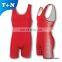Sexy women low cut custom pink wrestling singlet, wrestling shirts