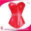 Wholesale red leather corset tops to wear out Corset Tops To Wear Out