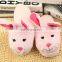 custom happy foot pink rabbit animal cartoon indoor Slippers