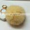 Stylish and fluffy rabbit fur key chain