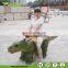 Outdoor Playground Animatronic Animal Dinosaur Rides With Human Control