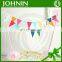 decoration banner polyester custom fabric cake bunting for display