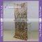 C443A wedding chair cloth sequin fabric gold antique chair covers