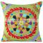 Indian hand embroidered, cushion/pillow cover 16x16 Suzani work / Boho-chic Cotton, Indian handmade, Home decor art wholesale