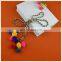 new style fashion design colorful pom pom tassel cord with beads for decoration