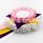 Hot sale fancy party item type decorative flowers rosette ribbons custom