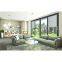 Customized design aluminum 3 panel sliding glass door