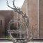 Stainless Steel Abstract Sculpture Shopping Mall Customized According To The Required Drawings