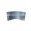 Custom high quality performance different size arc shape super strong y40 ferrite magnet with two hole