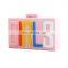 Multi Colored Rainbow GIRLS Letters Monogram Elegant Acrylic Bag Wedding Bridal Purse Party Evening Clutch Bags