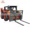 agricultural machine skidsteer with earth bucket with teeth