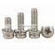 ss316 stainless steel  fasteners SEM bolt pan head cross screw with washers