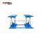 1.4m four cylinder hydraulic lift 5 tons ultra thin small scissor lift auto repair equipment car lift