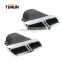 Hot sale high quality Universal double carbon fiber exhaust tip for mercedes benz GLS63 AMG X166