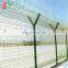 3d Curvy Airport Fence Panels Powder Coated Airport Security Fence