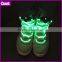 fancy cheap round led lighted up shoelaces with battery
