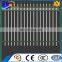 6ft high black coated spear top steel picket fence Ornamental fence