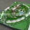 Handmade acrylic castle 3d building model with detial landscape