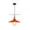 Coloful Vintage Metal Pendant Light Industrial Loft Hanging Light