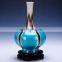 Natural luxury genuine plain tricolour ceramic decorative flower vase