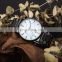Simple Design Business Men Quartz Watch Wooden Stainless Steel Wristwatch Auto Date Display Waterproof Timepieces Customize OEM