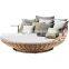 Courtyard Balcony Wicker Outdoor Sectional Rope Patio Sofa Chair Sets Waterproof Daybed Sun Swing Bed