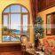 European style heat insulation aluminum casement window for home bedroom