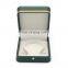 Custom high quality luxury design PU leather travel jewelry box PU gift box bracelet box