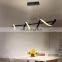 HUAYI New Model Art Style Home Villa Corridor Decoration Matte Black LED Wall Lamp