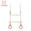 Adjustable Wooden Children Kids Swing Rope Set Trapeze Bar Swing