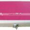 aluminum frame waterproof shell waterproof pink cd player case with cd bag inside