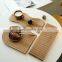 Nordic Wooden Serving Tray Water Ripple Wood Beech Bread Board Incense Serving Decorative Tray for Photography Props Home Decor
